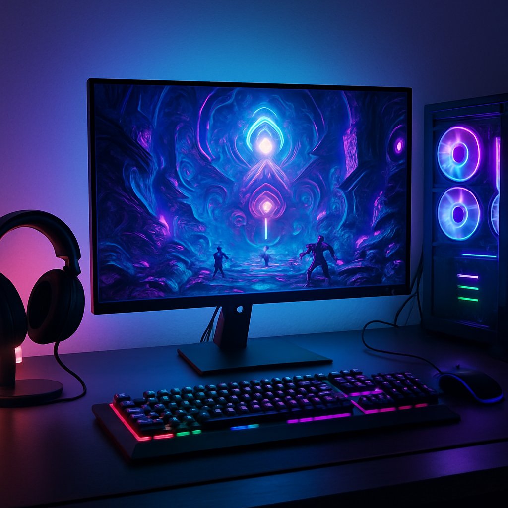 Ilustrasi Pilihan Game Online 2026: Visual Kreatif dan Premium